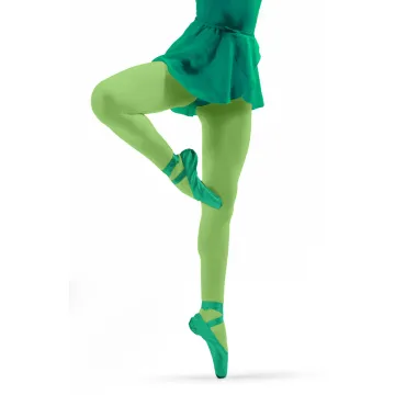 Rajstopy dziewczęce 40 DEN Claudia kolorowe kryjące microfibra Zielony