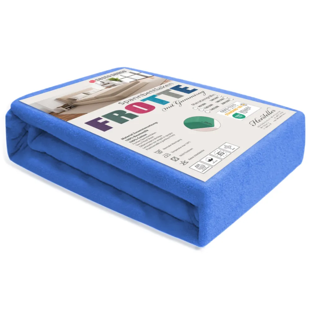 Prześcieradło FROTTE z gumką chaber