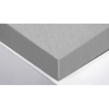 Prześcieradło JERSEY z gumką szare