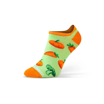 Skarpety stopki dwie różne bawełniane Warzywa