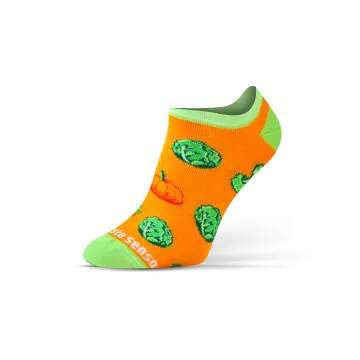 Skarpety stopki dwie różne bawełniane Warzywa