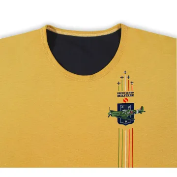 Piżama męska krótka MILITARY 7542 Musztardowa