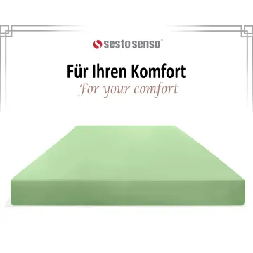 Prześcieradło JERSEY z gumką jasna zieleń