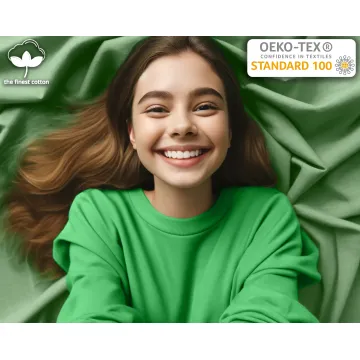 Prześcieradło JERSEY z gumką jasna zieleń