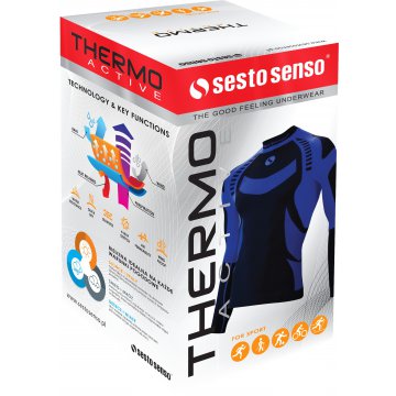Sesto Senso Komplet Thermo męski długi Grafit