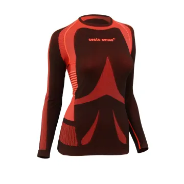 Sesto Senso Komplet Thermo damski długi CL19, CL20 Koral