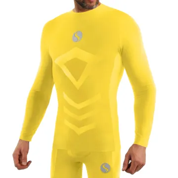 Sesto Senso Komplet Thermo męski długi CL40, CL42 Żółty