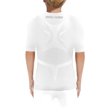 Koszulka chłopięca Thermo Active CL39 krótki rękaw biała