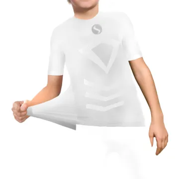 Koszulka chłopięca Thermo Active CL39 krótki rękaw biała