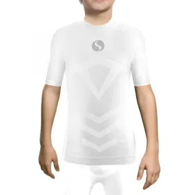 Koszulka chłopięca Thermo Active CL39 krótki rękaw biała