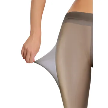 3-PAK Rajstopy damskie CARAIBI 8 DEN cienkie bezmajtkowe Aluminium