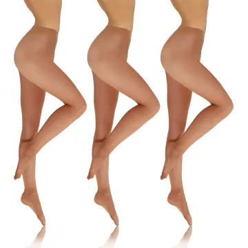 3-PAK Rajstopy damskie CARAIBI 8 DEN cienkie bezmajtkowe Vision