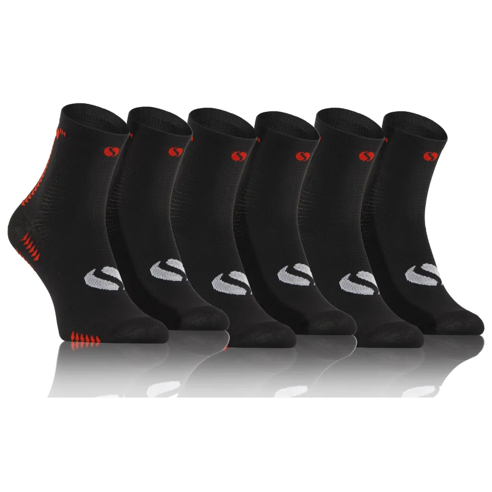 3-PAK Skarpety Sportowe Uniwersalne SPORT SOCKS SKB01 Czarne