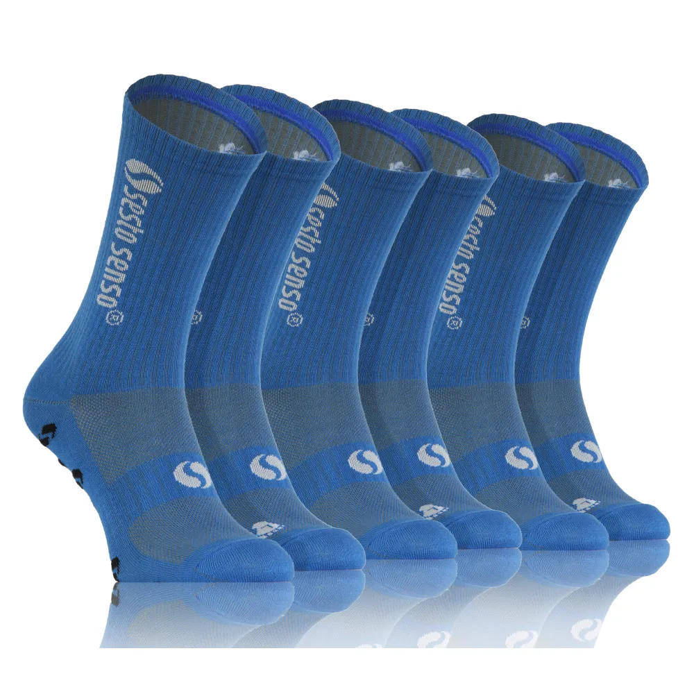3-PAK Skarpety Sportowe Uniwersalne SPORT SOCKS SKB02 Niebieskie