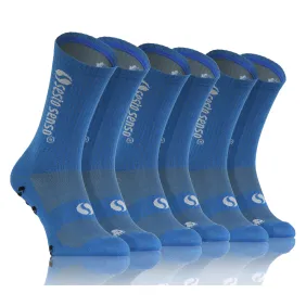 3-PAK Skarpety Sportowe Uniwersalne SPORT SOCKS SKB02 Niebieskie