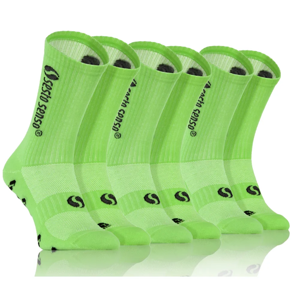 3-PAK Skarpety Sportowe Uniwersalne SPORT SOCKS SKB02 Zielone