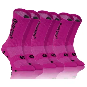 3-PAK Skarpety Sportowe Uniwersalne SPORT SOCKS SKB02 Różowe