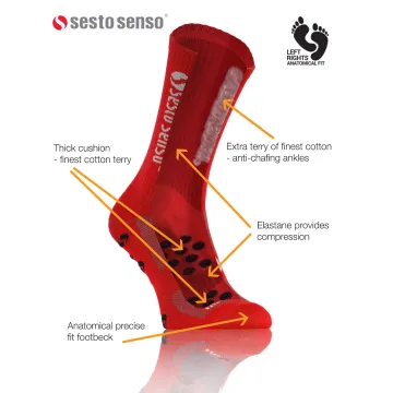 3-PAK Skarpety Sportowe Uniwersalne SPORT SOCKS SKB02 Czerwone