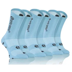 3-PAK Skarpety Sportowe Uniwersalne SPORT SOCKS SKB02 Błękitne