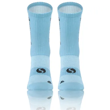 3-PAK Skarpety Sportowe Uniwersalne SPORT SOCKS SKB02 Błękitne