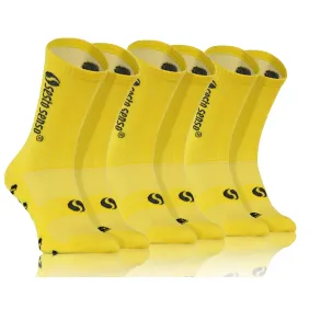 3-PAK Skarpety Sportowe Uniwersalne SPORT SOCKS SKB02 Żółte