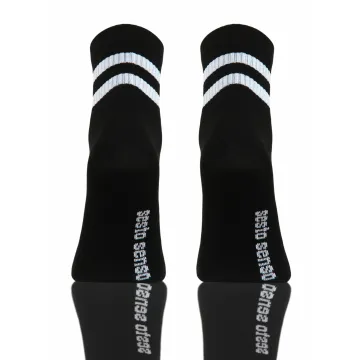 3-PAK Skarpety sportowe frotte krótkie SKB03 bawełniane Czarne