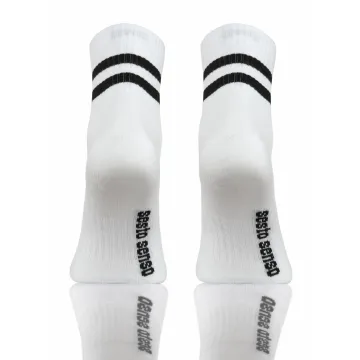3-PAK Skarpety sportowe frotte krótkie SKB03 bawełniane Białe
