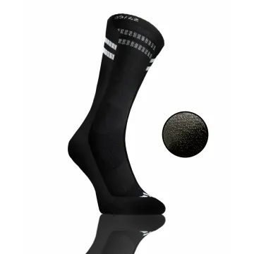 3-PAK Skarpety sportowe frotte długie SKB04 bawełniane Czarne