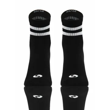 3-PAK Skarpety sportowe krótkie SKB05 bawełniane Czarne