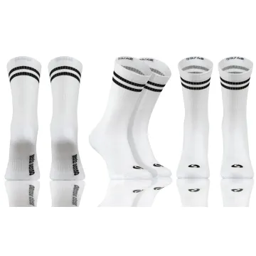 Sesto Senso 3-PAK Skarpety sportowe długie SKB06 bawełniane Białe