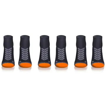 3-PAK Skarpety Sportowe Uniwersalne Grafitowe