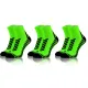 3-PAK Skarpety Sportowe Uniwersalne Zielone