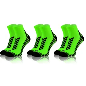 3-PAK Skarpety Sportowe Uniwersalne Zielone