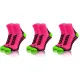 3-PAK Skarpety Sportowe Uniwersalne Różowe