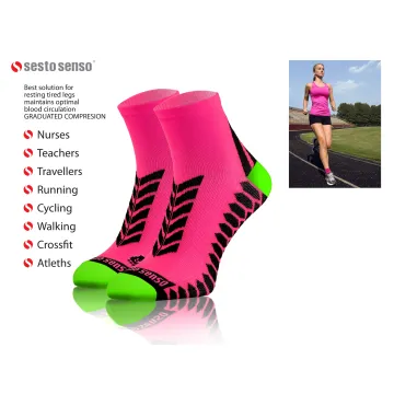 3-PAK Skarpety Sportowe Uniwersalne Różowe