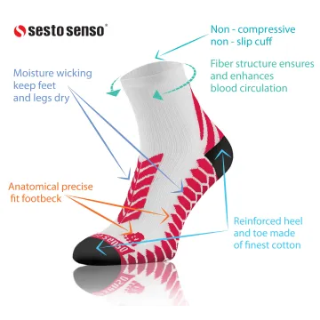 3-PAK Skarpety Sportowe Uniwersalne Białe