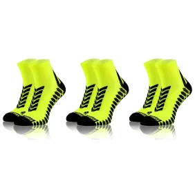 3-PAK Skarpety Sportowe Uniwersalne Żółte