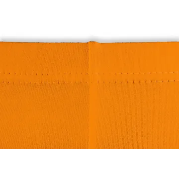 Legginsy damskie sportowe wiskoza kryjące długość 3/4 mango
