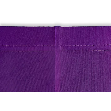 Legginsy damskie sportowe wiskoza kryjące długość 3/4 Fioletowy