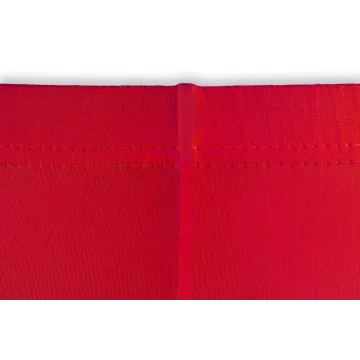 Legginsy damskie sportowe wiskoza kryjące długość 3/4 Czerwony