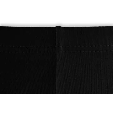 Legginsy damskie sportowe wiskoza kryjące długość 3/4 Czarny