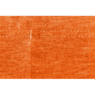 Legginsy damskie sportowe wiskoza kryjące długie orange melange