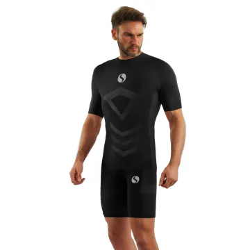 Sesto Senso Komplet Thermo męski krótko-krótki CL39, CL41 Czarny