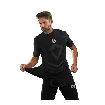 Sesto Senso Komplet Thermo męski krótko-krótki CL39, CL41 Czarny