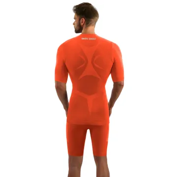 Sesto Senso Komplet Thermo męski krótko-krótki CL39, CL41 Pomarańczowy