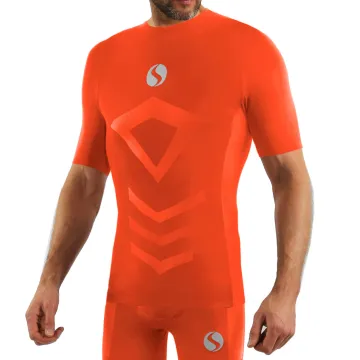 Sesto Senso Komplet Thermo męski krótko-krótki CL39, CL41 Pomarańczowy