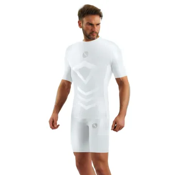 Sesto Senso Komplet Thermo męski krótko-krótki CL39, CL41 Biały