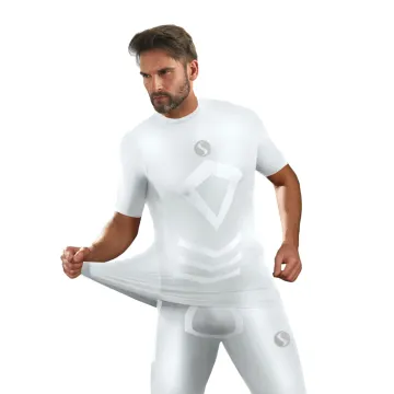 Sesto Senso Komplet Thermo męski krótko-krótki CL39, CL41 Biały