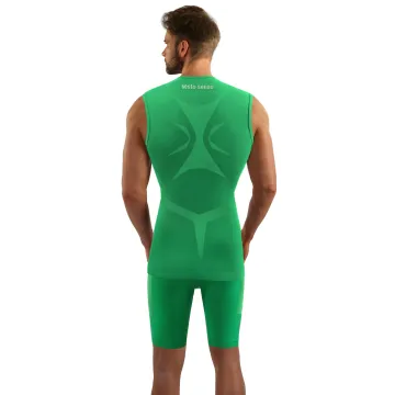 Sesto Senso Komplet Thermo męski bezrękawnik-spodenki CL38, CL41 Zielony