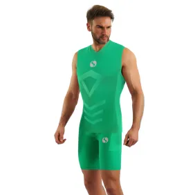 Sesto Senso Komplet Thermo męski bezrękawnik-spodenki CL38, CL41 Zielony